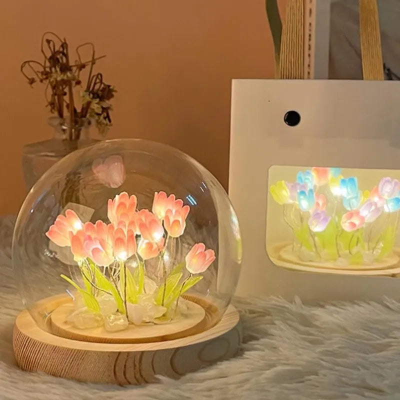Tulip Glow™ – Eternal Bloom DIY Night Light